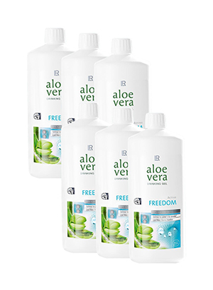 LR Produktfoto 6 Pack Aloe Vera Drinking Gel Freedom